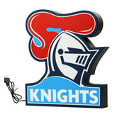 Newcastle Knights NRL Light Box - The 3D Print Smiths
